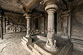 Mamallapuram - Tamil Nadu. the Mahishamardhini cave.  